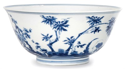 Lot 206 - Chinese Blue and White Glazed Porcelain Bowl...