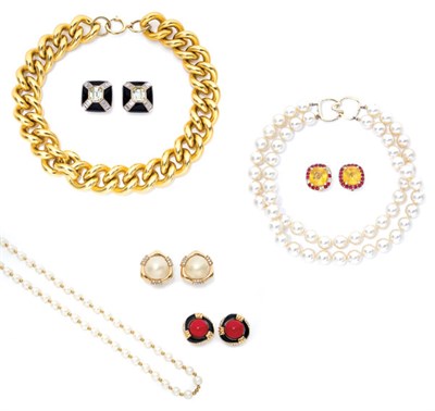 Lot 139 - Four Pairs of Ciner Earrings