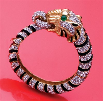 Lot 85 - Kenneth Jay Lane Tiger Bangle