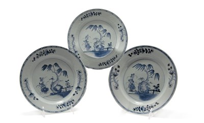 Lot 188 - Set of Six Chinese Blue and White Porcelain...
