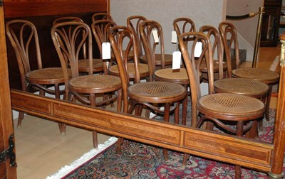 Lot 1570 - Set of Twelve Thonet Bentwood Side Chairs...