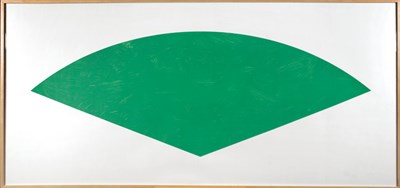 Lot 306 - Ellsworth Kelly GREEN CURVE Lithograph printed...