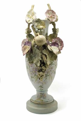Lot 4201 - French Ceramic Vase Of baluster form,...