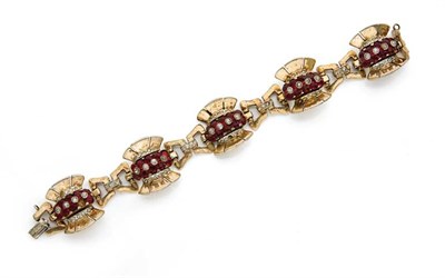 Lot 44 - Corocraft Sterling Retro Bracelet