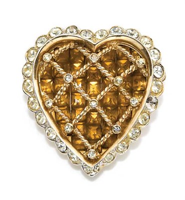 Lot 47 - Corocraft Heart Brooch