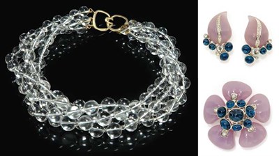 Lot 152 - Kenneth Jay Lane Belperron Style Demi-Parure