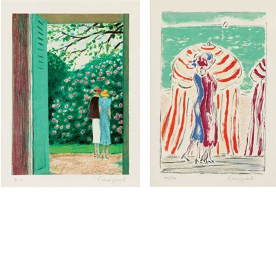 Lot 381 - Jean-Paul Cassigneul (b. 1935) [TWO WOMEN IN...