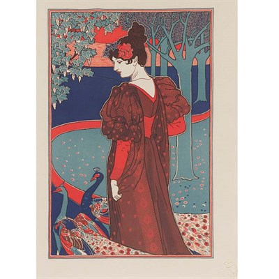 Lot 428 - Louis Rhead (1857-1926) JANE; [MAIDEN WITH...