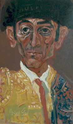 Lot 35 - Moshe Gat Israeli, b. 1935 Matador, 1970...