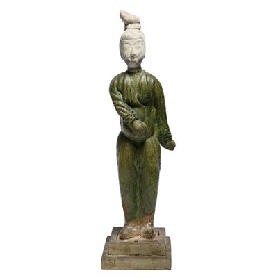 Lot 211 - Chinese Pottery Figure of a Polo Player...