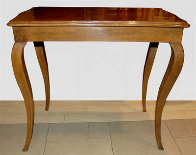 Lot 618 - Provincial Louis XV Style Fruitwood Side Table...