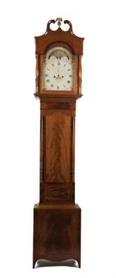 Lot 2110 - Federal Mahogany Tall Case Clock Early 19th...
