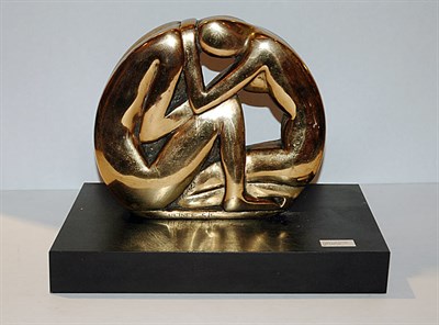 Lot 18 - Culiner 20th Century Embracing Lovers Signed...