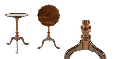 Lot 2289 - Chippendale Mahogany Tilt-Top Tripod Stand...