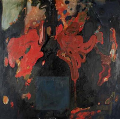 Lot 18 - William Scharf American, b. 1927 Blood of the...