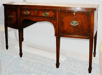 Lot 203 - George III Mahogany Sideboard 19th Century The...