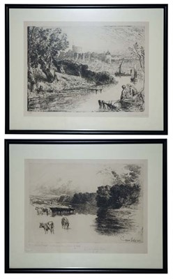 Lot 117 - Francis Seymour Haden WINDSOR; A LANCASHIRE...