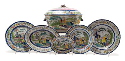 Lot 373 - Masons Transfer Printed and Enamel Ironstone...