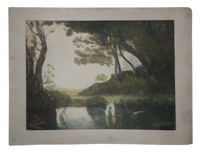 Lot 118 - Richard Ranft AUTOMNE Color aquatint, signed...
