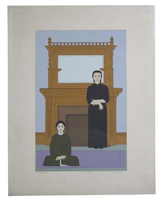 Lot 124 - Will Barnet REFLECTION Color screenprint,...