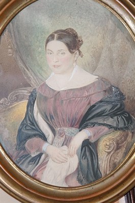 Lot 1030 - Attributed to Ferdinand Hofbauer Portrait of a...
