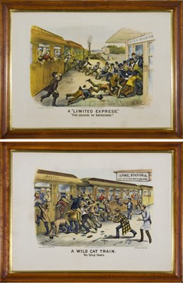 Lot 2099 - Currier & Ives, publishers A "LIMITED EXPRESS";...