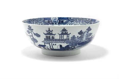 Lot 2193 - Chinese Export Blue and White Porcelain Bowl...