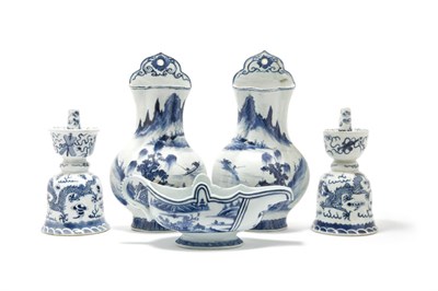 Lot 3361 - Pair of Asian Style Blue and White Porcelain...