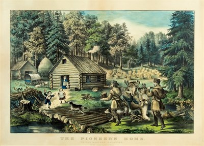 Lot 2096 - Currier & Ives, publishers THE PIONEER'S HOME:...