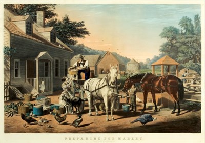 Lot 2093 - N. Currier, publisher PREPARING FOR MARKET...