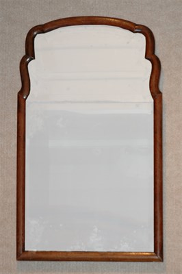 Lot 2184 - Queen Anne Walnut Looking Glass Height 26 1/4...