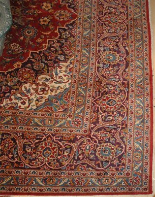Lot 1567 - Kashan Carpet Approximately 15 feet 3 inches x...
