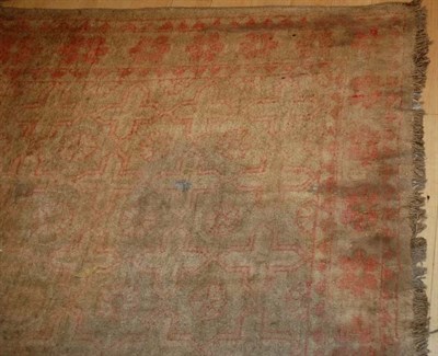 Lot 697 - Cotton Agra Rug North India, late 19th century...
