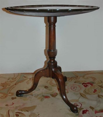 Lot 436 - Queen Anne Style Mahogany Piecrust Top Tripod...