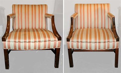 Lot 221 - Pair of Mahogany Gainsborough Chairs