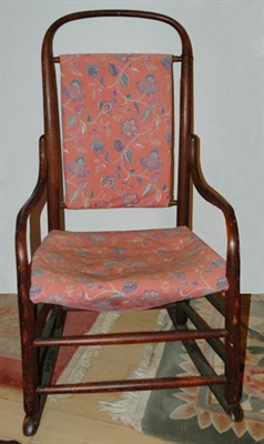 Lot 1425 - Shaker Style Bentwood Rocking Chair