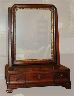 Lot 1467 - Georgian Style Mahogany Shaving Mirror Height...