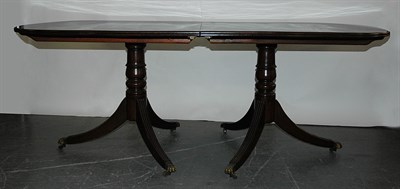 Lot 427 - George III Style Mahogany Double-Pedestal...