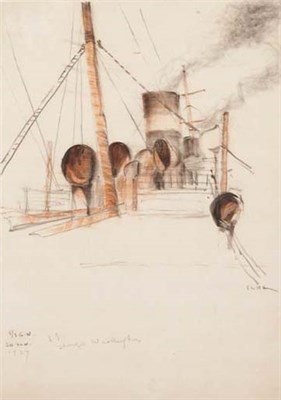 Lot 82 - Miklos Suba American, 1880-1944 S.S. George...