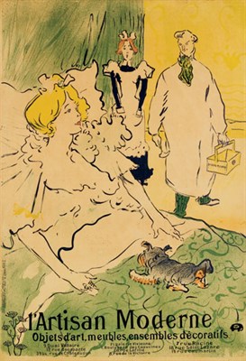 Lot 3431 - Henri de Toulouse-Lautrec L'ARTISAN MODERNE (D....