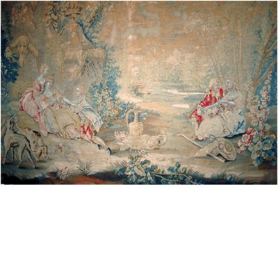Lot 591 - Aubusson Tapestry France, 18th century...