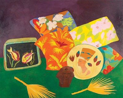 Lot 50 - Hunt Slonem American, b. 1951 The Reeds, #5,...