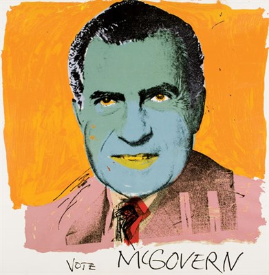 Lot 3447 - Andy Warhol VOTE MCGOVERN (F./S. 84) Color...