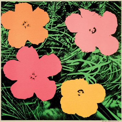 Lot 3442 - Andy Warhol FLOWERS (F./S. 6) Color offset...