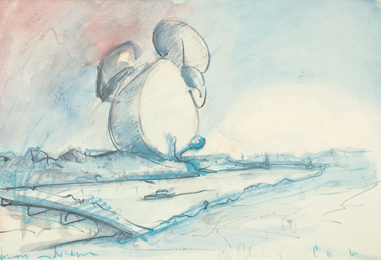 Lot 121 - Claes Oldenburg PROPOSED MONUMENT FOR...