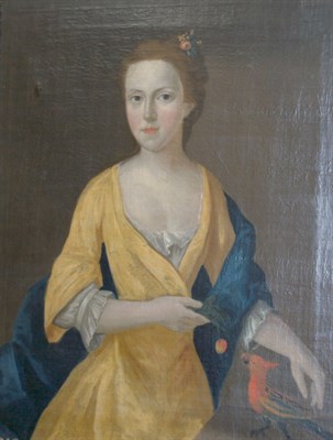 Lot 17 - British School 18th Century Portrait of a Girl...