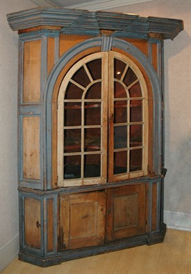 Lot 1376 - Provincial Painted Pine Corner Cabinet Height...