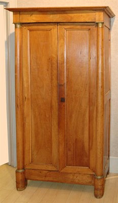 Lot 1254 - Continental Provincial Style Fruitwood Armoire...
