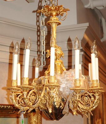 Lot 4182 - Empire Style Gilt and Patinated-Metal...
