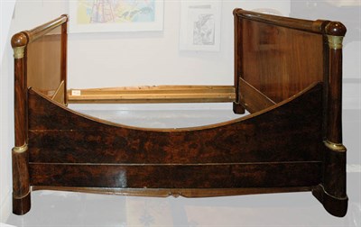 Lot 140 - Empire Gilt-Metal Mounted Mahogany Daybed...